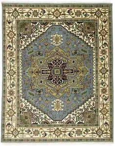 8X10 ft Rare Khaki Oushak Chobi Oriental Rug Floral Design Dining Room Decor - Picture 1 of 19