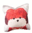 Miniature Dollshouse Accessories Red &amp; White Puppy Dog Cushion 1:12th Scale