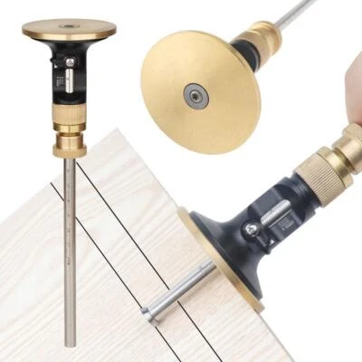Woodworking Marking Tool – Brass Wheel Scriber with Laser Scale (0.2mm Precision