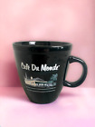 Cafe Du Monde Coffee Mug Black RARE New Orleans Beignets French Quarter 24 Hours