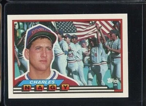 1989 TOPPS BIG BASEBALL #217 CHARLES NAGY ROOKIE RC USA OLYMPIC TEAM - Picture 1 of 1