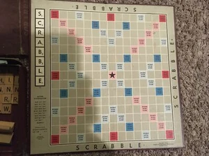 SCRABBLE Board Game Selchow & Righter Co Complete 1948 vintage - Picture 1 of 9