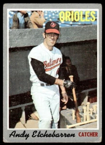 1970 Topps #213 Andy Etchebarren See Scan - Picture 1 of 2