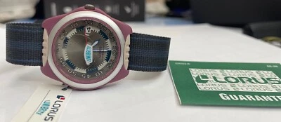 LORUS Orologio da Polso Unisex Con Military-Band Nachleuchtende Cifre & Zeiger - Immagine 1 di 4