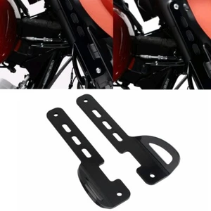 Car Replacement Battery Tie-Down Mount Bracket Kit Black For Harley Steet Glide - Picture 1 of 8