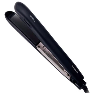 Panasonic Straight Iron Hair Straightener Nano Care EH-HS9J Black Very Good - Picture 1 of 13
