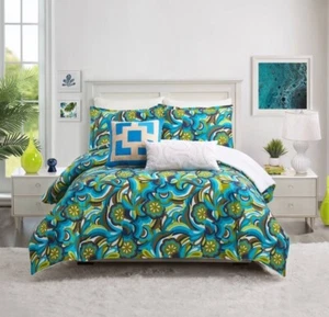 NWT Trina Turk Fall Fonda Floral Full/Queen Comforter, Shams & Pillow Set 4Pc - Picture 1 of 12