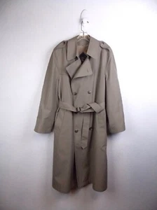 Hart Schaffner Marx Men's Trench Coat with Removable Wool Liner Size 42R - Picture 1 of 7