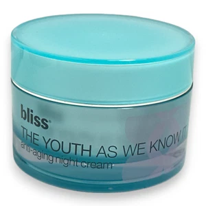 Bliss The Youth As We Know Anti-Aging Night Cream 50ml/1.7fl.oz. New - Picture 1 of 2