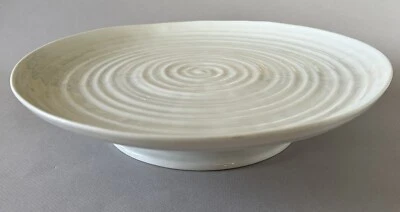 PORTMEIRION SOPHIE CONRAN White 12 inch Pedestal Cake Stand FREE SHIPPING - Image 1 of 4