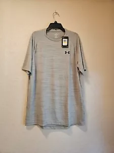 MEN'S UNDER ARMOUR SHORT SLEEVE TIGER TECH light green medium (15) - Picture 1 of 3