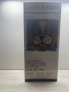 NEU! WonderArt Riegel Haken Kit Welpe #426136 8" x 8" versiegelte Box Made in USA. Teppich - Bild 1 von 2