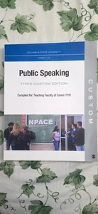 PUBLIC SPEAKING: TEACHING FACULTY OF COMM 1110 THIRD CUSTOM EDITION - Picture 1 of 6