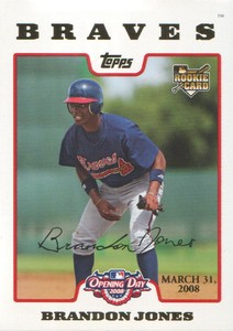 2008 Topps Opening Day Baseball Gold #205 Brandon Jones /2199