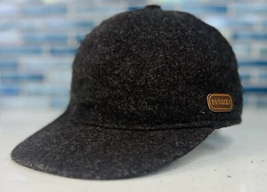 NWOT Vintage PANIZZA Brown Flat Cabby Cashmere Hat Cap - Made in Italy Size 57/M - Picture 1 of 16