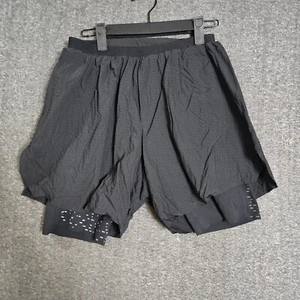 Lululemon Surge Lined Shorts Sz Small Mens Lined Black Special Edition LM7AU7S - Picture 1 of 13