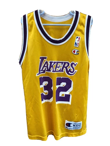CHAMPION Los Angeles Lakers Magic Johnson #32 NBA Jersey YOUTH CHILD M 10 12 Cover
