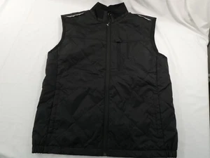 NUEVO CHALECO ACOLCHADO GALLS BH06 MEDIO NEGRO 3 BOLSILLOS 3M TIRA REFLECTANTE - Imagen 1 de 2