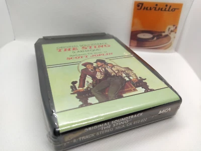 Scott Joplin THE STING L'ARNAQUE OST 8-track tape cartridge MCA France SEALED - Image 1 of 3