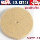 5 Inch Wool Felt Polishing Buffing Disc Wheel Pad Abrasive For Angle Grinder 1Pc