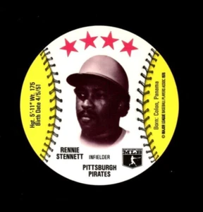 Discos MSA Buckmans 1976 Rennie Stennett Pittsburgh Pirates como nuevos - Imagen 1 de 2