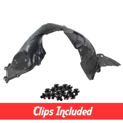 Forro de para-lama dianteiro do lado do motorista com clipes para 2009-2014 Cube 638431FU0A NI1248125 - Imagem 1 de 4