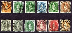 Schweiz Switzerland - Sammlung gestempelt ° - Stehende Helvetia - Bild 1 von 2