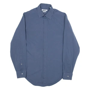 DKNY Slim Fit Mens Shirt Blue Striped Long Sleeve S - Picture 1 of 6