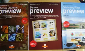 JOB LOT X 20 ROYAL MAIL PREVIEW BOOKLETS BROCHURE NO STAMPS MYTHICAL CREATURES - Picture 1 of 21