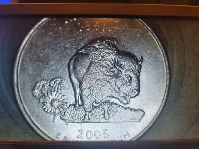 2005 P KANSAS QUARTER HUMPBACK BISON ERROR - & multiple errors on Obv. & Rev. - Image 1 of 4