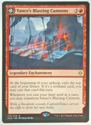MTG Vance's Blasting Cannons   Spitfire Bastion Ixalan 173/279 Regular Rare - Image 1 of 2