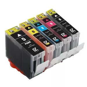 5 Ink for CANON Pixma PGI5BK CLI8BK CLI8C CLI8M CLI8Y Pixma iP4200 iP4300 iP4500 - Picture 1 of 1