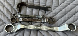 Vintage Offset Wrench Lot of 4 USA 1/2 1/4 25/32 - Picture 1 of 6