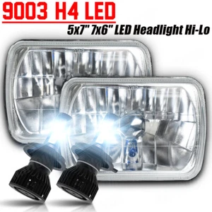 Pair 7x6 5x7 LED Headlights Assembly fit Chevy S10 Blazer 1982-1994 C6500 C7500 - Bild 1 von 19
