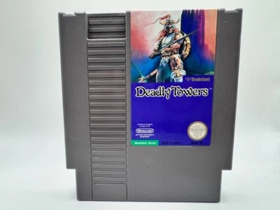 Deadly Towers -- NES Nintendo Original Classic Authentic RPG Game Working Tested - Image 1 of 3