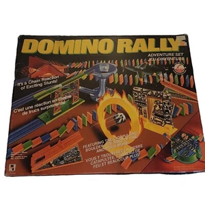 VINTAGE Domino Rally Adventure Set (Looks to be Complete) - Picture 1 of 2