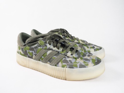Adidas Adidas Originals Sambarose Olive Camo Sneakers da donna con plateau EE4677 6