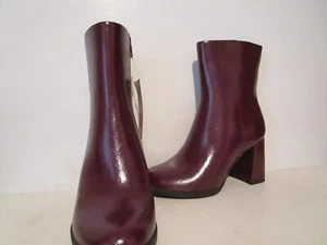 A New Day Womens Janelle Side Zip Dress Ankle Boots Burgundy Size 5 M - Picture 1 of 5