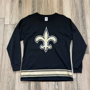 Victoria’s Secret ROSA NFL New Orleans Saints L/S Camisa/Top/Sudadera Talla M - Imagen 1 de 6