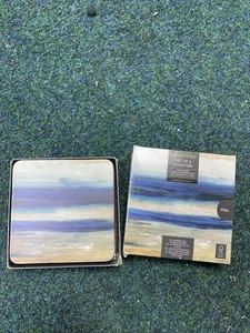 SET 6 SOTTOBICCHIERI CREATIVI TOP - Blu astratto - Foto 1 di 4