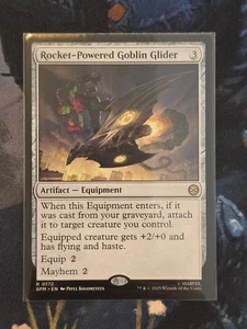 MTG Rocket-Powered Goblin Glider 0172 Marvel's Spider-Man Regular Rare Artifact - Picture 1 of 2