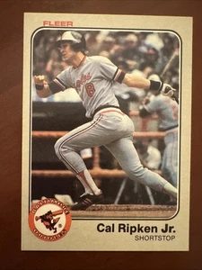 Cal Ripken Jr 1983 Fleer #70 Baltimore Orioles - Picture 1 of 2