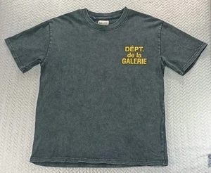 Galerie Abt. Französisches T-Shirt Tee Dept de la Galerie Gr. S schwarz gelb Grafik - Bild 1 von 15