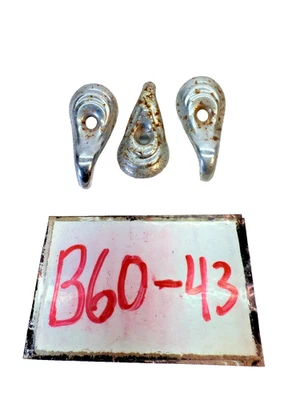 OEM 1955 - 1966 Chevy Belair Impala Roof Coat Hanger Hooks 1959 1960 61 B60-43 - Image 1 of 4