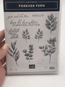 Stampin Up FOREVER FERN Cling Stamp Set - Picture 1 of 3