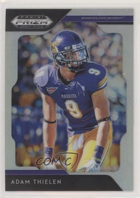 2019 Panini Prizm Draft Silver Prizm Adam Thielen #4 - Image 1 of 2