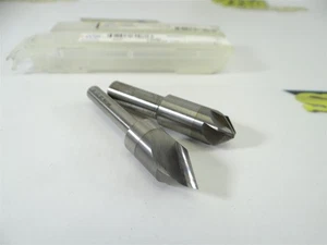 2 NEW MA FORD CARBIDE HEAD SINGLE & 6 FLUTE COUNTERSINKS 1/2" X 60° & 82° - Picture 1 of 7