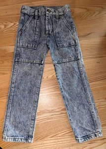Boys Vintage Wranglers Acid Wash Jeans 6 Slim - Picture 1 of 8