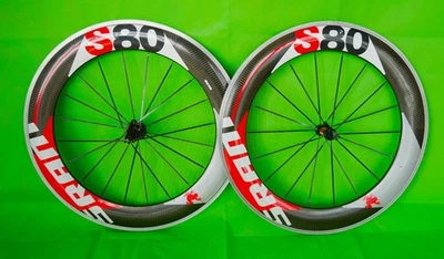 SRAM S80 Carbon Laufradsatz Set Rennrad Triathlon 28er USA Made Pinarello Giant - Bild 1 von 4