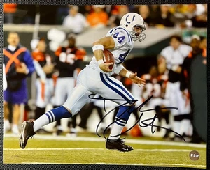 Dallas Clark Indianapolis Colts 8x10 handsigniertes Foto ESP COA - Bild 1 von 2